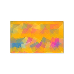 Fading Squares Sticker (rectangular)