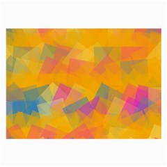 Fading Squares Large Glasses Cloth (2 Sides) by LalyLauraFLM