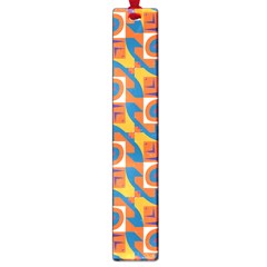 Squares And Other Shapes Pattern Large Book Mark