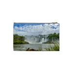 Waterfalls Landscape At Iguazu Park Cosmetic Bag (Small)  Back