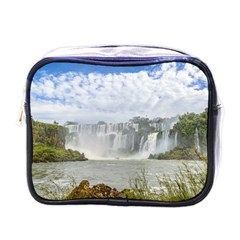 Waterfalls Landscape At Iguazu Park Mini Toiletries Bags by dflcprints