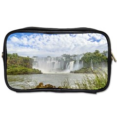 Waterfalls Landscape At Iguazu Park Toiletries Bags 2-side by dflcprints