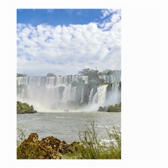 Waterfalls Landscape At Iguazu Park Small Garden Flag (two Sides) by dflcprints