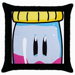 Purp Baby Bottle Throw Pillow Cases (black) by grimelab