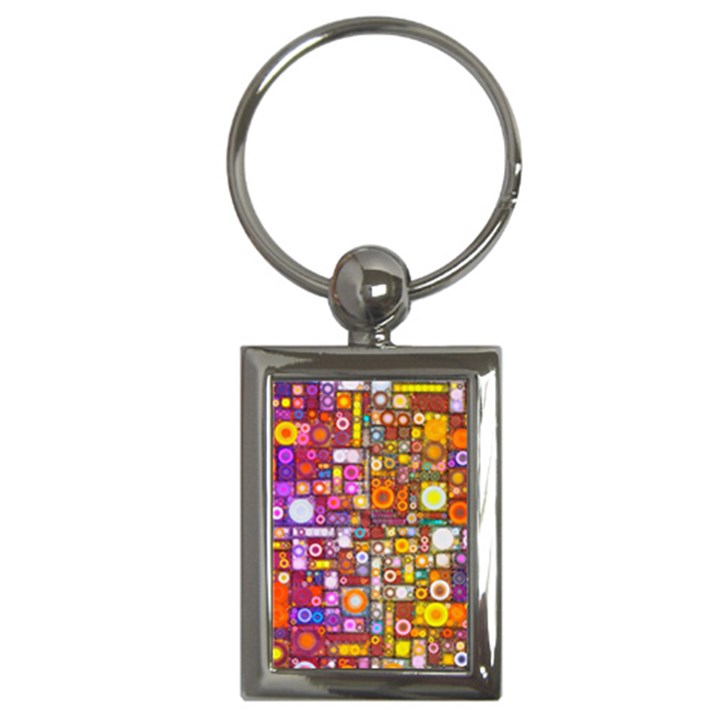 Circles City Key Chains (Rectangle) 