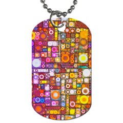 Circles City Dog Tag (two Sides) by KirstenStar