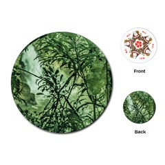 Jungle View At Iguazu National Park Playing Cards (round)  by dflcprints