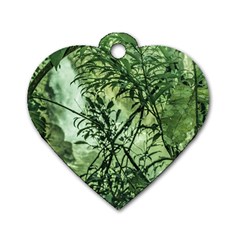 Jungle View At Iguazu National Park Dog Tag Heart (two Sides) by dflcprints