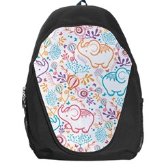 Cute pastel tones elephant pattern Backpack Bag