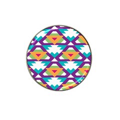 Triangles And Other Shapes Pattern Hat Clip Ball Marker (4 Pack) by LalyLauraFLM