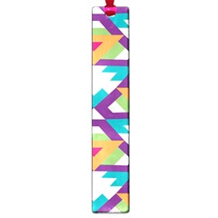 Triangles And Other Shapes Pattern Large Book Mark