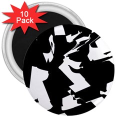 Bw Glitch 2 3  Magnets (10 pack) 