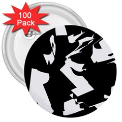 Bw Glitch 2 3  Buttons (100 pack) 