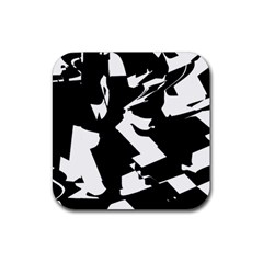 Bw Glitch 2 Rubber Coaster (Square) 