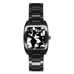 Bw Glitch 2 Stainless Steel Barrel Watch