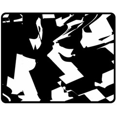 Bw Glitch 2 Double Sided Fleece Blanket (Medium) 