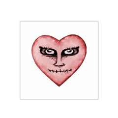 Angry Devil Heart Drawing Print Satin Bandana Scarf by dflcprints