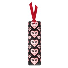 Angry Devil Hearts Seamless Pattern Small Book Marks by dflcprints