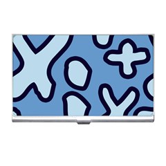 Blue Maths Signs Business Card Holders by maregalos