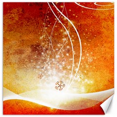 Wonderful Christmas Design With Snowflakes  Canvas 20  X 20  