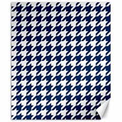 Houndstooth Midnight Canvas 20  x 24  