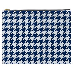 Houndstooth Midnight Cosmetic Bag (XXXL) 