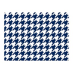 Houndstooth Midnight Double Sided Flano Blanket (Mini) 