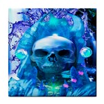 Skull Worship Tile Coasters Front