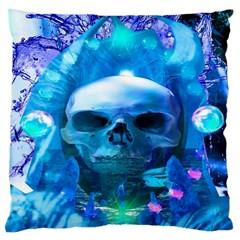 Skull Worship Large Cushion Cases (two Sides)  by icarusismartdesigns