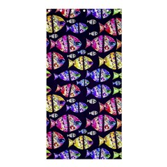 Colorful Fishes Pattern Design Shower Curtain 36  X 72  (stall)  by dflcprints