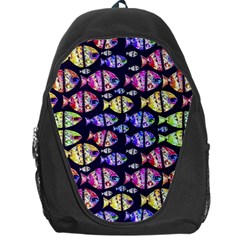 Colorful Fishes Pattern Design Backpack Bag