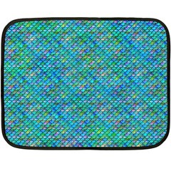 Mermaid Scales Mini Fleece Blanket (single Sided)