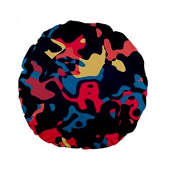 Chaos Standard 15  Premium Round Cushion  by LalyLauraFLM