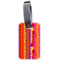 Colorful Pieces Luggage Tag (two Sides)