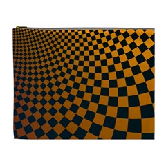 Abstract Square Checkers  Cosmetic Bag (xl) by OZMedia