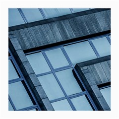 Abstract View Of Modern Buildings Medium Glasses Cloth