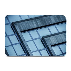 Abstract View Of Modern Buildings Plate Mats