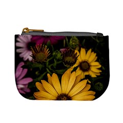 Beautiful Colourful African Daisies  Mini Coin Purses by OZMedia