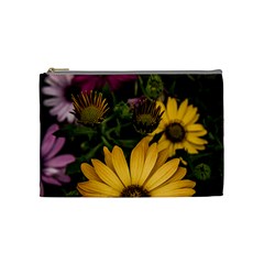 Beautiful Colourful African Daisies  Cosmetic Bag (medium)  by OZMedia