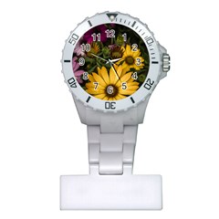 Beautiful Colourful African Daisies  Nurses Watches by OZMedia