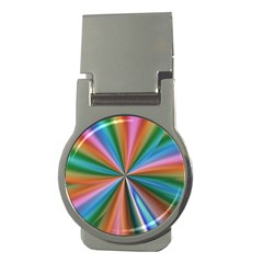 Abstract Rainbow Money Clips (round)  by OZMedia