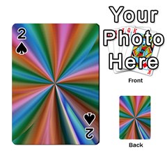Abstract Rainbow Playing Cards 54 Designs  by OZMedia