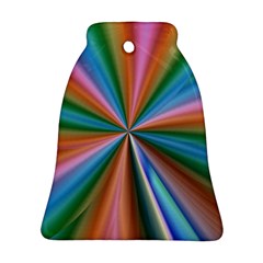 Abstract Rainbow Bell Ornament (2 Sides) by OZMedia