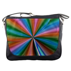 Abstract Rainbow Messenger Bags by OZMedia