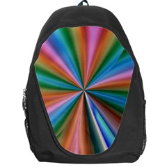 Abstract Rainbow Backpack Bag by OZMedia