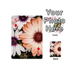 Beautiful Colourful African Daisies Playing Cards 54 (Mini)  Front - Diamond5