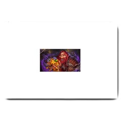 Hearthstone Gold Large Doormat  by HearthstoneFunny