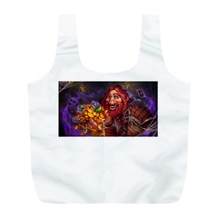 Hearthstone Gold Full Print Recycle Bags (l)  by HearthstoneFunny
