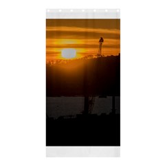 Aerial View Sunset Scene Of Montevideo Uruguay Shower Curtain 36  X 72  (stall)  by dflcprints