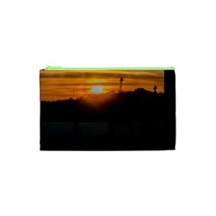 Aerial View Sunset Scene Of Montevideo Uruguay Cosmetic Bag (xs) by dflcprints